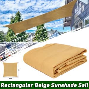10x10-Foot Sun Shade Sail for $19