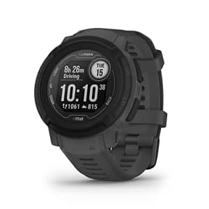 Garmin Instinct 2, dezl Edition, Rugged Trucking Smartwatch, Easy Break Planning, Compatible with for $300