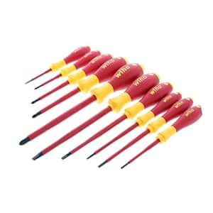 Wiha Tools Wiha 32093 Slotted and Phillips Insulated Screwdriver Set, 1000 Volt, 10 Piece for $64