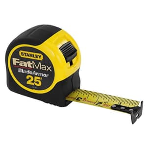 Stanley 33-725 Fat Max Tape Measure 1-1/4 in X 25 Ft. 5 Pack for $25