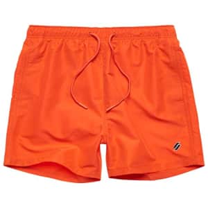 Superdry mens Code Essential 15 Inch Swim Board Shorts, Havana Orange, XX-Large US for $17