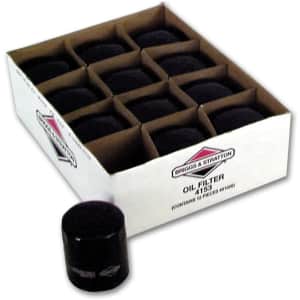 Briggs & Stratton 4153 Oil Filter 12-Pack for $61