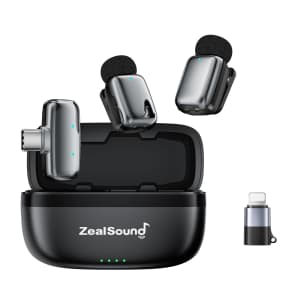 Zealsound Mini Wireless Lavalier Microphone for $15 Zealsound Mini Wireless Lavalier Microphone for $15