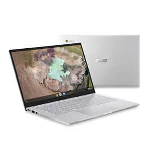 ASUS Chromebook C425 Clamshell Laptop, 14" FHD 4-Way NanoEdge Touch Screen, Intel Core m3-8100Y for $300