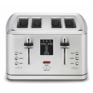 Cuisinart CPT-740 4-Slice Digital Toaster with MemorySet Feature, Silver for $89 Cuisinart CPT-740 4-Slice Digital Toaster with MemorySet Feature, Silver for $89