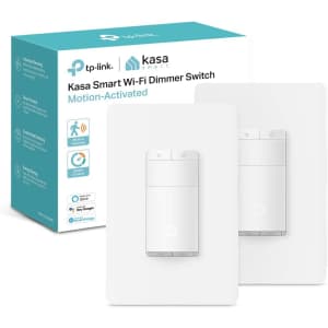 TP-Link Kasa Smart WiFi Dimmer Switch 2-Pack for $45