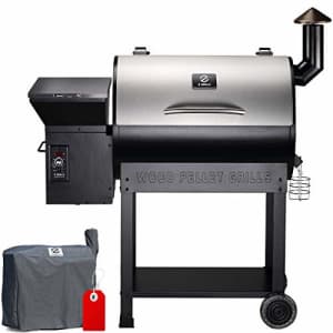 Z GRILLS ZPG-7002E 2020 Upgrade Wood Pellet Grill & Smoker, 8 in 1 BBQ Grill Auto Temperature for $668
