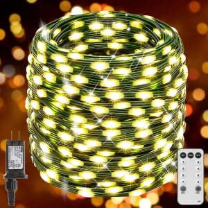 Gusodor 405-Foot LED Outdoor String Lights for $40
