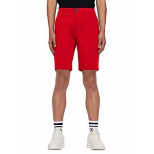 A|X Armani Exchange Men's Classic Bermuda Shorts, Absolute Red, 31 for $40