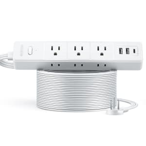 Ntonpower Power Strip w/ 15-Foot Extension Cord for $15