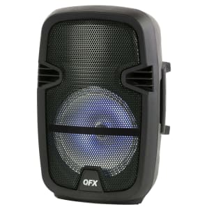 QFX 8" Portable Bluetooth Loudspeaker with Mic for $40