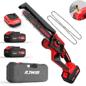 Nawin 8" Cordless Electric Chainsaw for $49 Nawin 8" Cordless Electric Chainsaw for $49