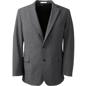 Lands' End Men's Dress Code Washable Wool Blend Suit Coat (size 36 only) for $9
