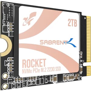 Sabrent Rocket Q4 2230 NVMe 4.0 2TB PCIe 4.0 M.2 2230 SSD for $220