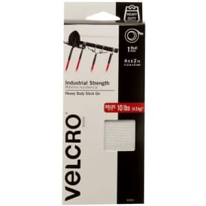Velcro 4' x 2" Industrial Strength Tape for $8
