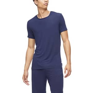 Calvin Klein Men's Ultra-Soft Modern Modal Lounge Crewneck T-Shirt, Blue Shadow, Extra Large for $34