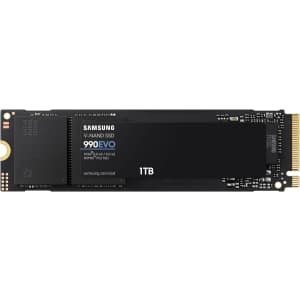 Samsung 990 EVO 1TB Internal SSD for $75