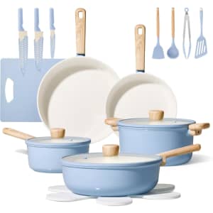 Carote 24-Piece Ceramic Cookware Set for $60