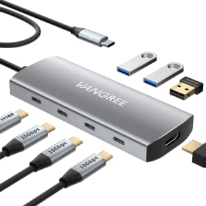 Vangree 8-in-1 USB-C-to-USB-C Hub for $35