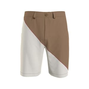 Tommy Hilfiger Men's 9 Inseam Yacht Shorts, Safari Canvas for $17