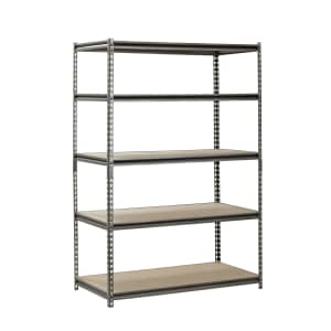 Muscle Rack 72"x48" 5-Shelf Steel Shelf Unit for $79 Muscle Rack 72"x48" 5-Shelf Steel Shelf Unit for $79