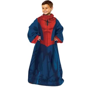 Marvel Kids' Spider-Man Wearable Throw Blanket with Sleeves for $17 Marvel Kids' Spider-Man Wearable Throw Blanket with Sleeves for $17