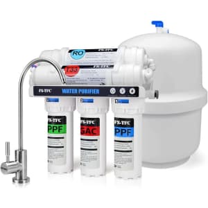 FS-TFC 5-Stage Reverse Osmosis Water Filtration System FS-RO-100G-A for $140