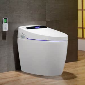 Modern Smart One-Piece Floor Mounted Elongated Toilet for $540