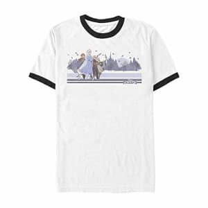 Disney Men's T-Shirt, White/Black, Large for $6 Disney Men's T-Shirt, White/Black, Large for $6
