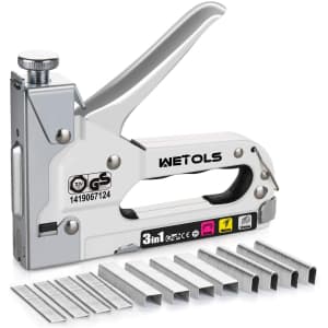 Wetols 3-in-1 Heavy-Duty Staple Gun for $8 Wetols 3-in-1 Heavy-Duty Staple Gun for $8