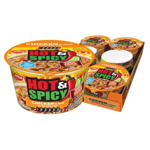 Nissin Hot & Spicy Ramen Noodle Soup 6-Pack for $5 Nissin Hot & Spicy Ramen Noodle Soup 6-Pack for $5