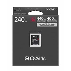 Sony Professional XQD G series 240GB Memory Card (QD-G240F/J), Black for $272