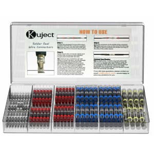 Kuject 200-Piece Solder Seal Wire Connector Kit for $10