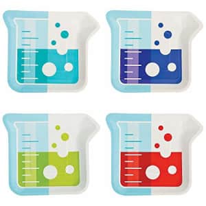 Fun Express - Science Party Dessert Plates (8pc) for Birthday - Party Supplies - Print Tableware - for $3
