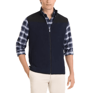 Van Heusen Weekend Micro Mens Fleece Vest for $22