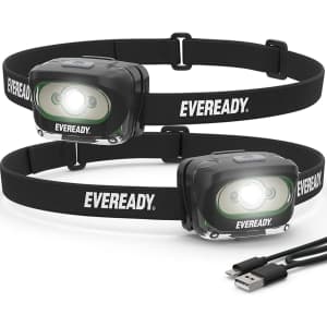 Eveready LED Headlamps 2-Pack for $9 Eveready LED Headlamps 2-Pack for $9