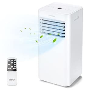 COSTWAY Portable Air Conditioner, 8000 BTU 4-in-1 AC with Cool, Fan, Dehumidifier & Sleep Mode for for $260