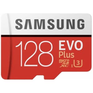 Samsung 128GB UHS-3 Class 10 micro SD Card for $19