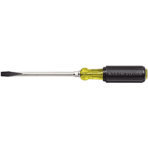 Klein Tools 602-12 3/8-Inch Keystone Tip Screwdriver with 12-Inch Heavy-Duty Round-Shank for $20