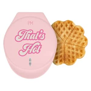 Paris Hilton Heart Waffle Maker, Makes 5 Mini Heart Shaped Waffles or 1 Individual Waffle, Easy to for $20 Paris Hilton Heart Waffle Maker, Makes 5 Mini Heart Shaped Waffles or 1 Individual Waffle, Easy to for $20