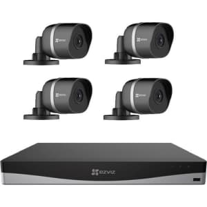 Ezviz 4-Camera 8-Channel NVR Security System for $200 Ezviz 4-Camera 8-Channel NVR Security System for $200