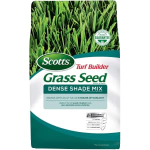 Scotts 7-lb. Turf Builder Dense Shade Mix Grass Seed for $21 Scotts 7-lb. Turf Builder Dense Shade Mix Grass Seed for $21