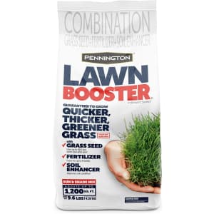 Pennington Lawn Booster Sun & Shade Mix Grass Seed & Fertilizer 9.6 lb for $14