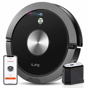 ILIFE A9 Robot Vacuum, Mapping, Wi-Fi Connected, Cellular Dustbin, Strong Suction, 2-in-1 Roller for $170