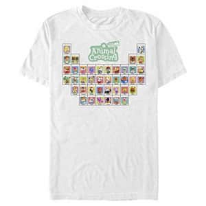 Nintendo Men's T-Shirt, White, Medium for $13