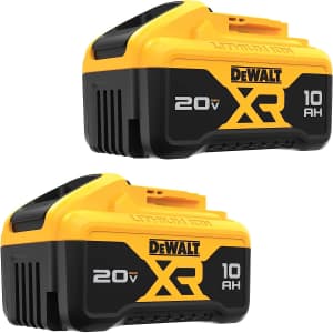 DeWalt 20V MAX XR Battery 2-Pack for $328