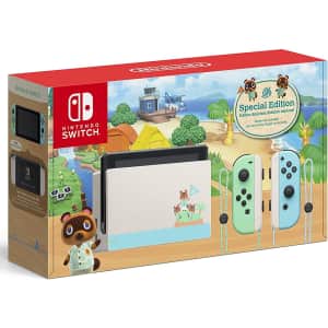 Nintendo Switch V2 Animal Crossing: New Horizons Edition 32GB Console for $343