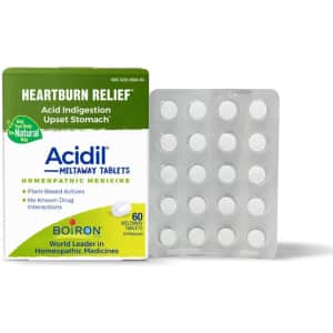 Boiron Acidil Heartburn Relief Tablets 60-Pack for $5.50 via Sub & Save