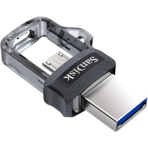 SanDisk 128GB USB 3.0 Dual Drive for $8