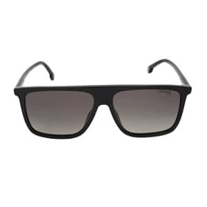 Carrera Men's 172/N/S Polarized Rectangular Sunglasses, Black White, 58mm, 14mm for $33